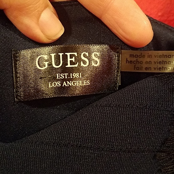 Navy Blue/ Black cocktail Dress - Picture 5 of 7